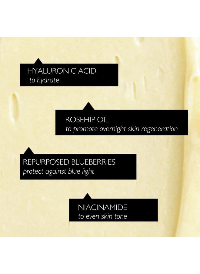 UpCircle - Night Cream With Hyaluronic Acid + Niacinamide 1.85Oz Nourishing And Unscented For Sensitive Skin With Antiageing Properties Vegan + Crueltyfree - Image 1
