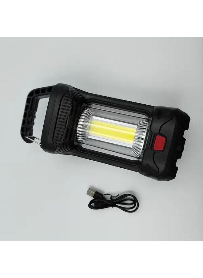 سي بي بلاك ABS مصباح يدوي في الهواء الطلق نوع سي USB قابل لإعادة الشحن محمول يدوي - Image 1