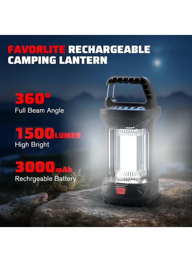 سي بي بلاك ABS مصباح يدوي في الهواء الطلق نوع سي USB قابل لإعادة الشحن محمول يدوي - Image 3