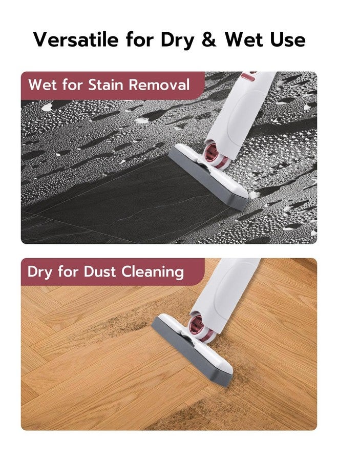 Mcbazel Portable Mini Cleaning Mop, Mini Sponge Mop, Wet and Dry Use Cleaning System, Mini Mop for Bathroom, Kitchen, Desktop, Glass, Living Room, Car (2 Sponge Head + 1 Squeeze Handle) - Image 2