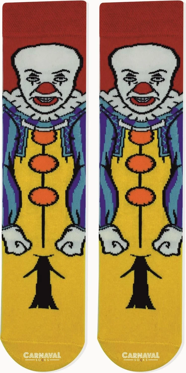 كارنافال سوكس Angry Clown Patterned Colorful Socks