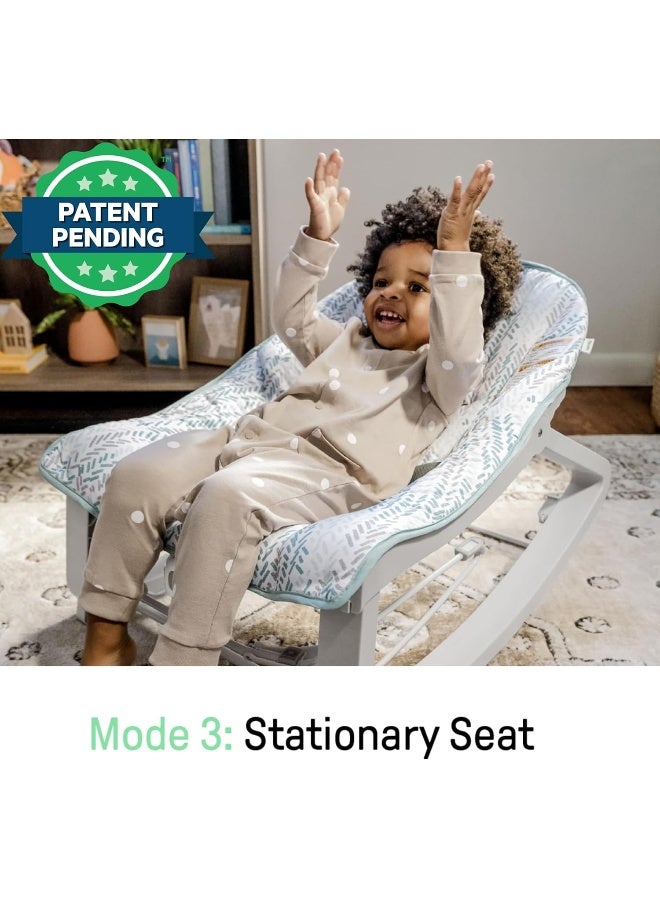 Ingenuity Keep Cozy 3-in-1 Grow with Me Vibrating Baby Bouncer Seat & Infant to Toddler Rocker - Spruce, Newborn and up - Image 4