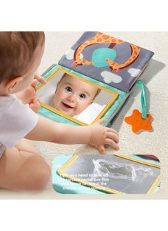 Generic Baby Puzzle Early Education Can Chew Table Calendar Baby Cloth Book Head-up Training Cognitive Comfort Enlightenment Toy Cloth Book-Color:Desk Calendar Cloth Book-[black, White And Red] (Packaging)  - Image 3