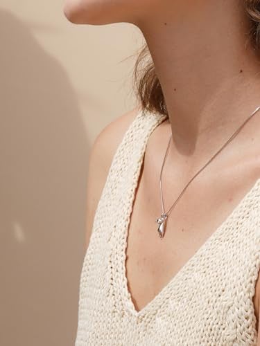 S.Leaf Sterling Silver Cat Necklaces for Women Cat Jewelry Accessories Mom Lover Lady Themed Gifts Cute Silver Kitten Jewelry Birthday Gifts for Women - Image 4