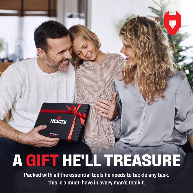 NoCry Telescoping Magnetic Pickup Tool Set for Father's Day Gift â€” Magnetic Wristband, Extendable Mechanic Mirror, Telescoping Pen, 360Â° Flexible Flashlight, 3-in-1 Screwdriver â€” Magnetic Tool Set - Image 2