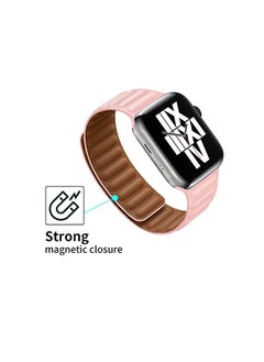 PROMASS for Apple Watch Band Strap 42 44 45 49mm, Genuine Leather Watch Strap Replacement for Apple Watch Series 8/7/6/5/4/SE/3/2/1 iWatch  - Image 4