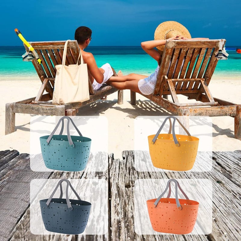 cheekyglo Waterproof Beach Tote Bag, Washable Durable Travel Bags, Oversized Fashion Creative Portable Sports Handbag,15x14x7.8in - Image 4