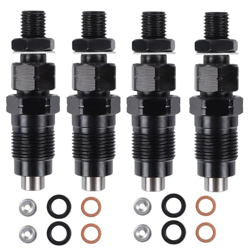 yeedaky 0934007040 DN0PD704 Diesel Fuel Injectors of 4 for Toyota Hilux Surf Prado 1KZTE 30L Diesel Engine Automotive Replacement Fuel Injectors Fuel Injector Replacement OE 0934007040 - Image 1