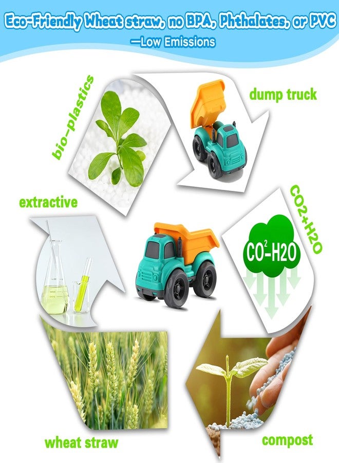 vusum Toddler Toys for Ages 2-4, Kids Toys for 1 2 3 Year Old Boy Girls,Dump Truck Cement Mixer Excavator Toy Cars Set, BPA Free, Phthalates Free, PVC, Outdoor Toddler Boy Toys Birthday - Image 5