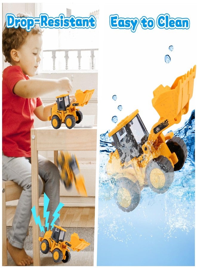 vusum Toddler Toys for Ages 2-4, Kids Toys for 1 2 3 Year Old Boy Girls,Dump Truck Cement Mixer Excavator Toy Cars Set, BPA Free, Phthalates Free, PVC, Outdoor Toddler Boy Toys Birthday - Image 3