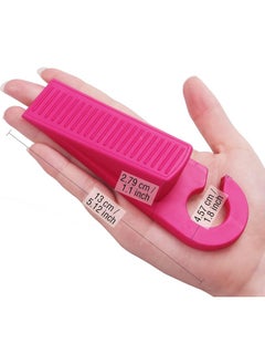 Oasisgalore 3 Pack Rubber Door Stoppers - 1 Inch, Universal (Gray/Blue/Rose)  - Image 2