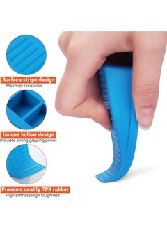 Oasisgalore 3 Pack Rubber Door Stoppers - 1 Inch, Universal (Gray/Blue/Rose)  - Image 3