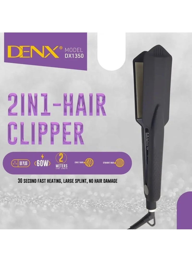 Denx 2-in-1 Ceramic Hair Styler For Straight And Curly Hair - From Denx - Image 5
