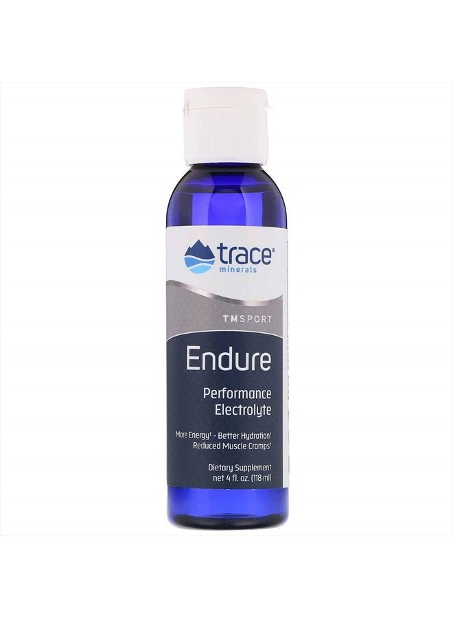 Trace Minerals Research , Endure, Performance Electrolyte, 4-Ounce Bottle - Image 1