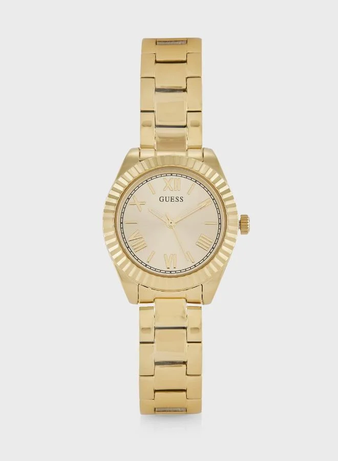 GUESS Mini Luna Steel Strap Analog Watch