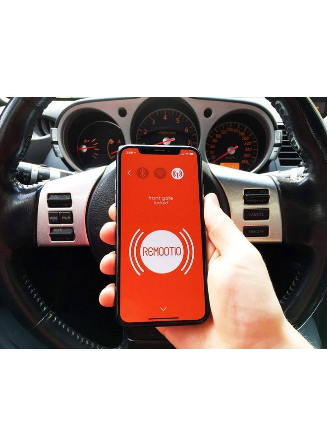 REMOOTIO Remootio 2 WiFi and Bluetooth Smart Garage Door opener with iOS and Android App, Apple Home (HomeKit), Amazon Alexa, Google Home, SmartThings, Siri Shortcuts compatible. With sensor and power adapter.  - Image 3
