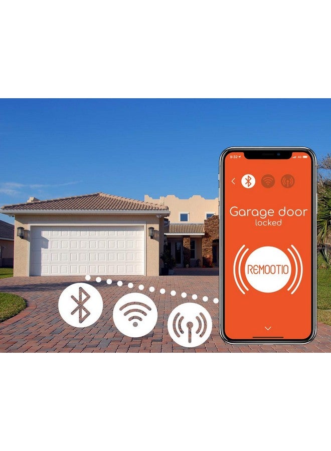 REMOOTIO Remootio 2 WiFi and Bluetooth Smart Garage Door opener with iOS and Android App, Apple Home (HomeKit), Amazon Alexa, Google Home, SmartThings, Siri Shortcuts compatible. With sensor and power adapter.  - Image 2