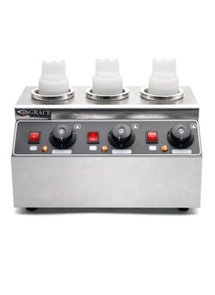 Grace Grace Commercial 3 Bottles Sauce Warmer Electric Cheese Chocolate Tempering Machine  - Image 1