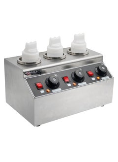 Grace Grace Commercial 3 Bottles Sauce Warmer Electric Cheese Chocolate Tempering Machine  - Image 2