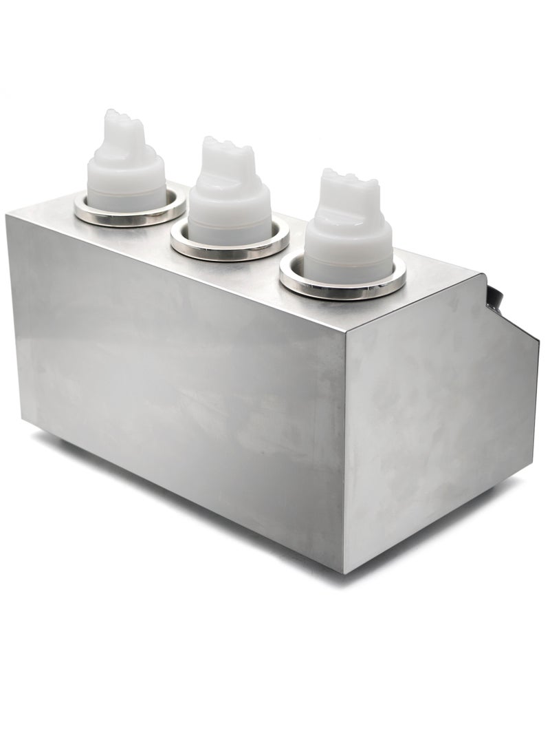 Grace Commercial 3 زجاجات صلصة كهربائية لتدفئة الجبن والشوكولاتة - Image 5