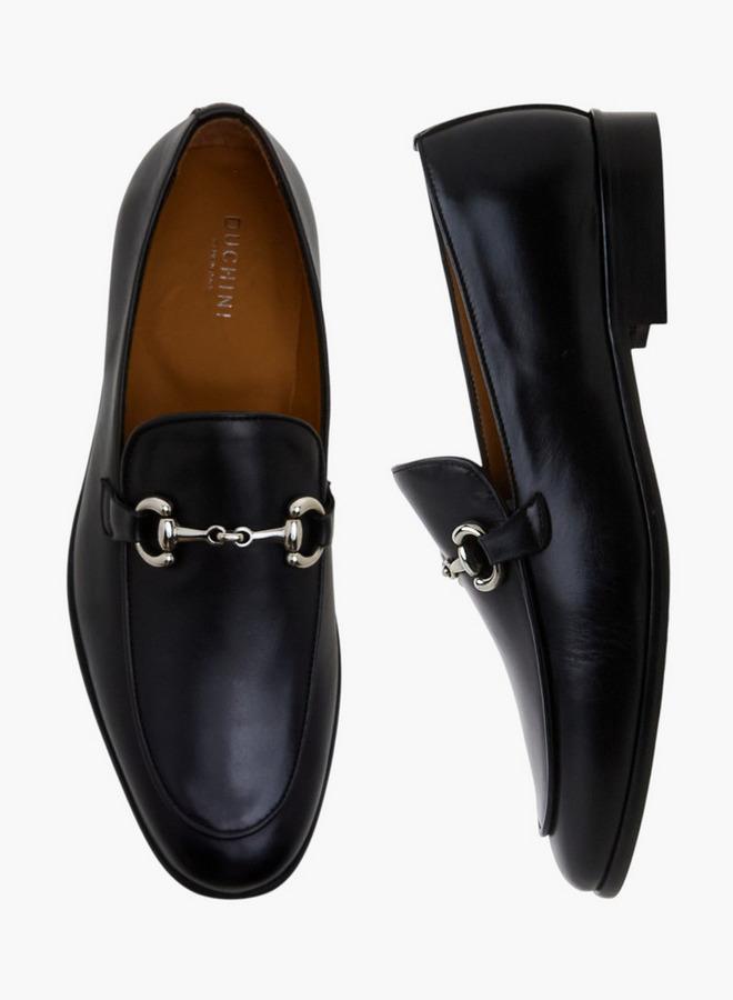 DUCHINI Men Slip-On Leather Loafers - Image 3