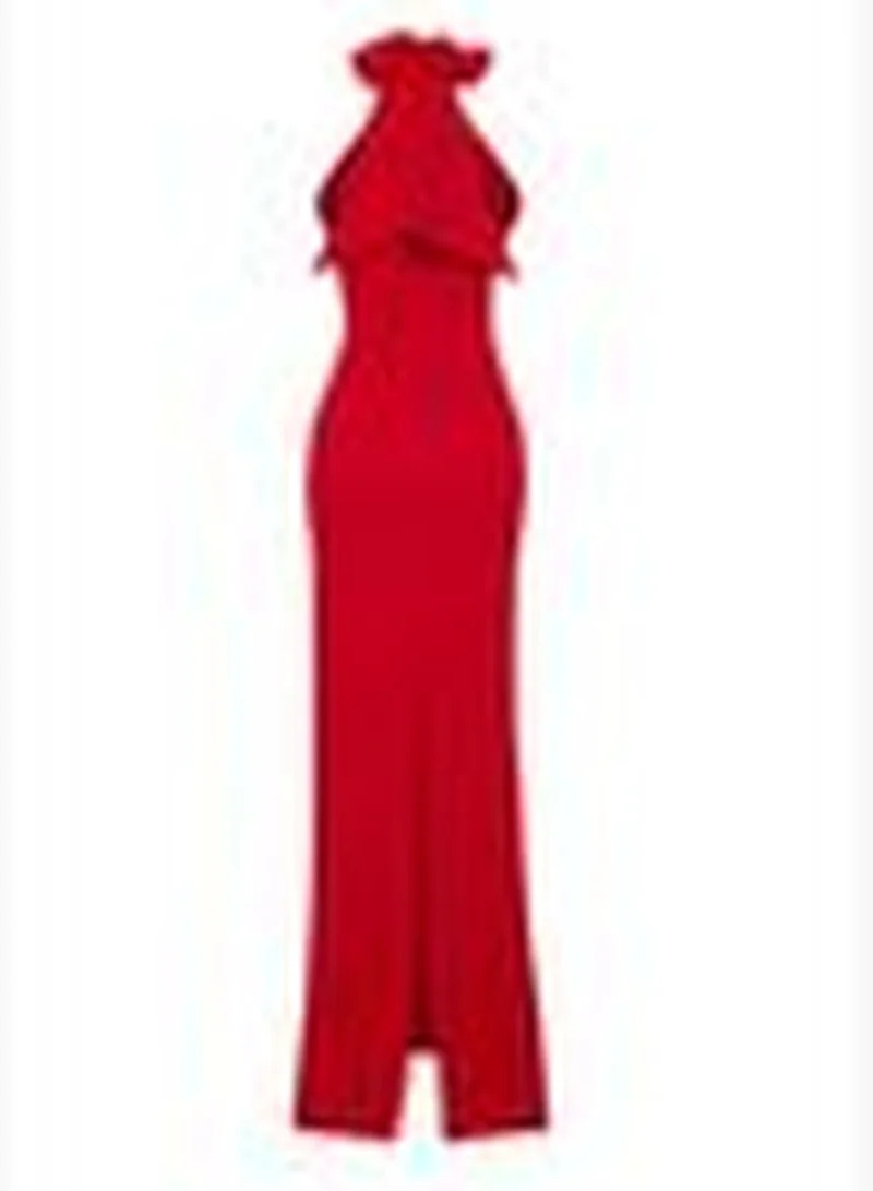 trendyol Rose Halter Dress