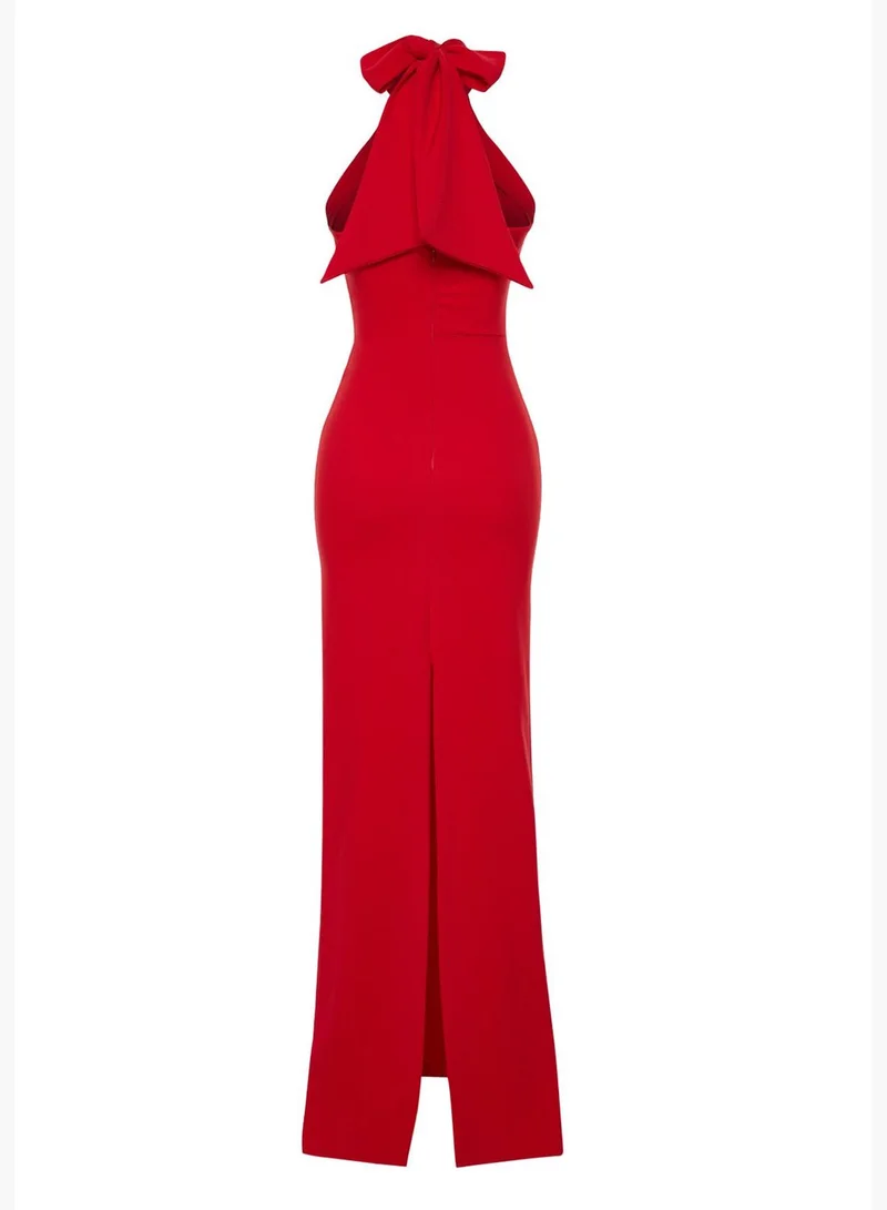 trendyol Rose Halter Dress