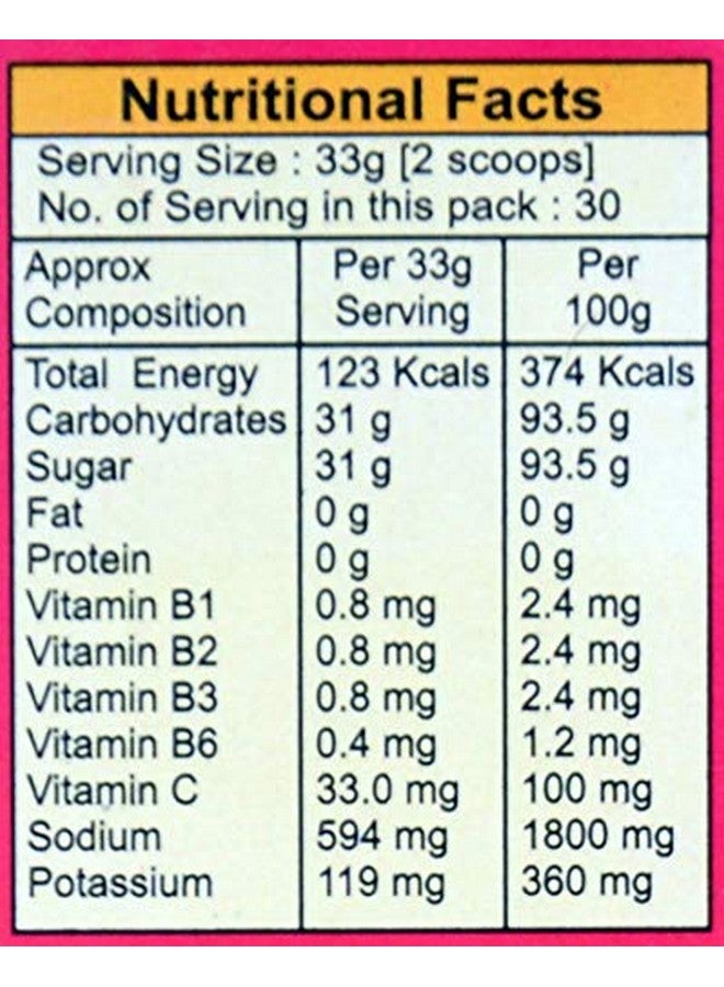 Brio Reload Isotonic Instant Drink Powder | Fortified With Electrolytes, Vitamin B Complex And Vitamin C Pack Of 1 Kg (Orange Squeeze) - Image 2