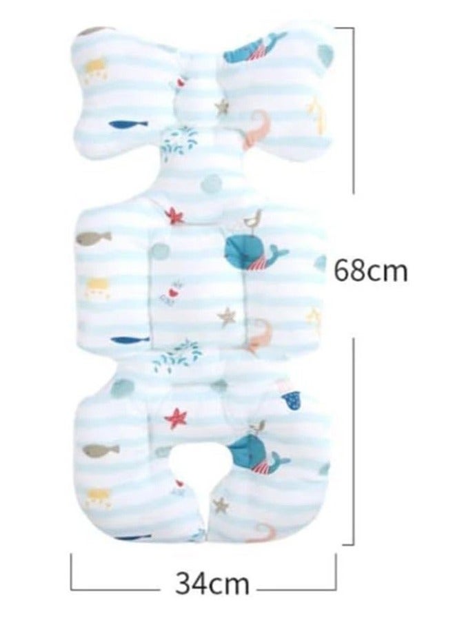 Gonice Thick Cotton Breathable Baby Stroller Car Chair Seat Cushion - Image 3