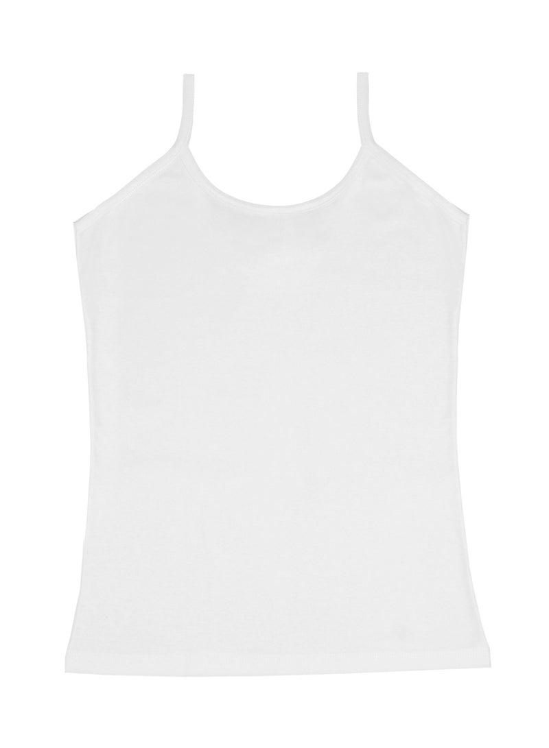 Rayan 3 - Pieces Basic Cotton Camisole White - Image 3