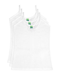 Rayan 3 - Pieces Basic Cotton Camisole White  - Image 1