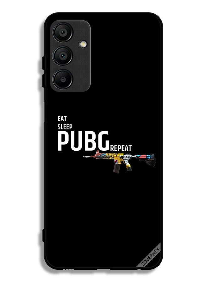 Covernex Samsung Galaxy A15 4G Protective Case Cover Eat Sleep Pubg Repeat - Image 1