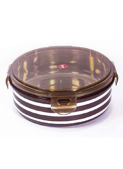 Nabhya Nabhya Stainless Steel Airtight & Leak Proof S.S.Container/Lunch Box with Plastic Coating & 4 Side Locking Lid (Medium-750 ML, 1 PC)  - Image 2
