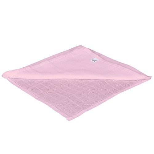 Lula Reusable PinkMuslin Square Napkins (45cm X45Cm) Pack of 10 - Image 3