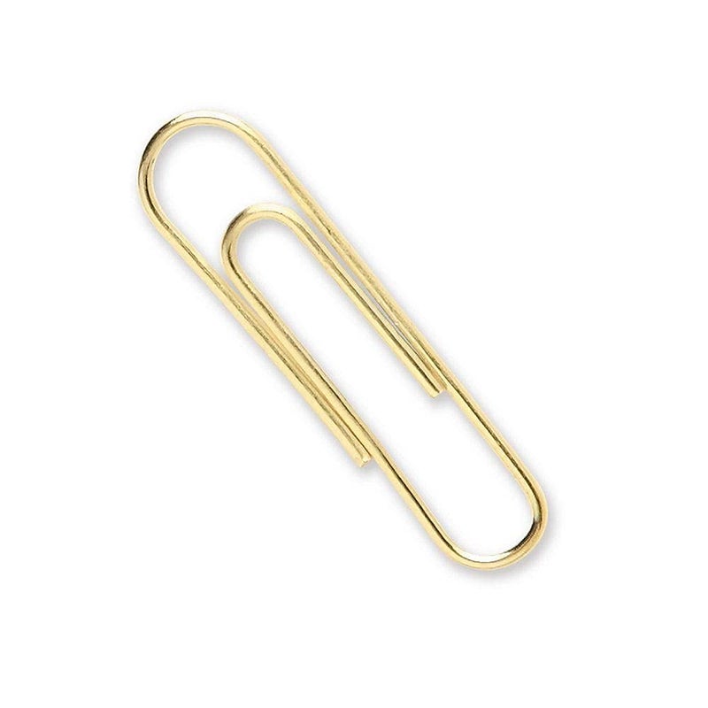ACCO Brands ACCO Paper Clips, Jumbo, Smooth, Gold, 50 Clips/Box (72532) - Image 3