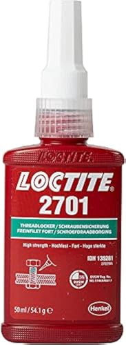 Loctite Genuine Henkel Loctite 2701 Maximum Strength Threadlocking Adhesive 50 ML - Image 1