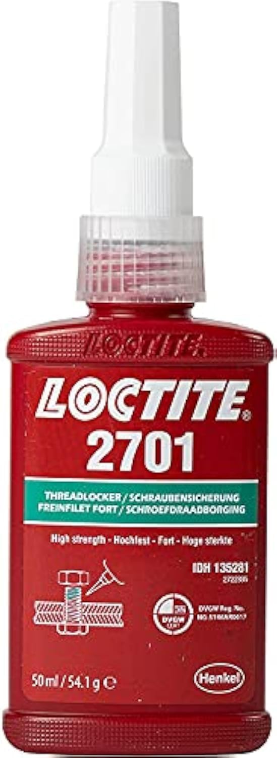 Loctite Genuine Henkel Loctite 2701 Maximum Strength Threadlocking Adhesive 50 ML - Image 2