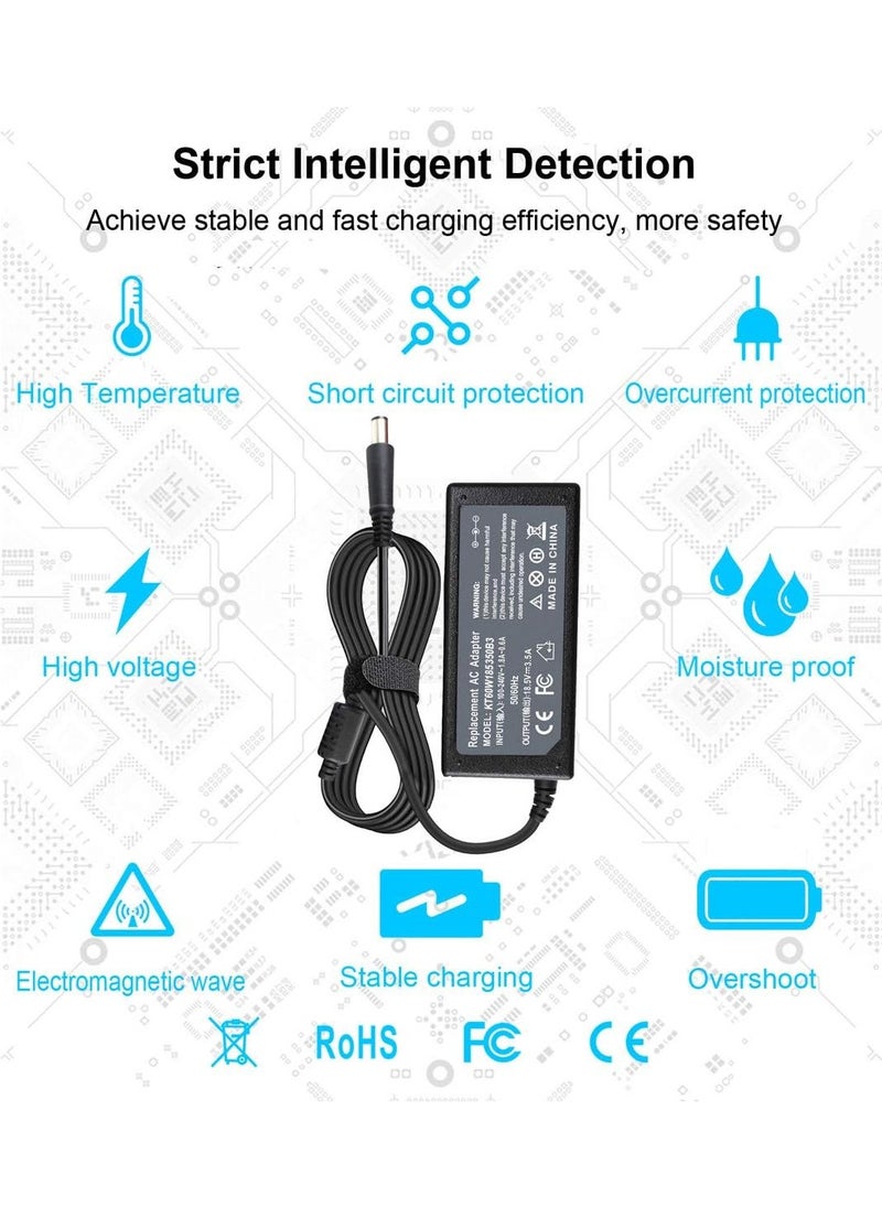 18.5V 3.5A 65W AC Adapter Charger Compatible with HP Pavilion G4 G6 G7 G32 G42 G56 G60 G61 G62 G71 G72 DV3 DV4 DV5 DV6 DV7 DM4 M6 M7 Series Compaq Presario CQ56 CQ57 CQ58 CQ62 CQ61 CQ60 Power Supply - pzsku/Z0728D6E1B5757C25487FZ/45/1741448498/2833d131-9aba-4b51-82c5-0f55c29a639e