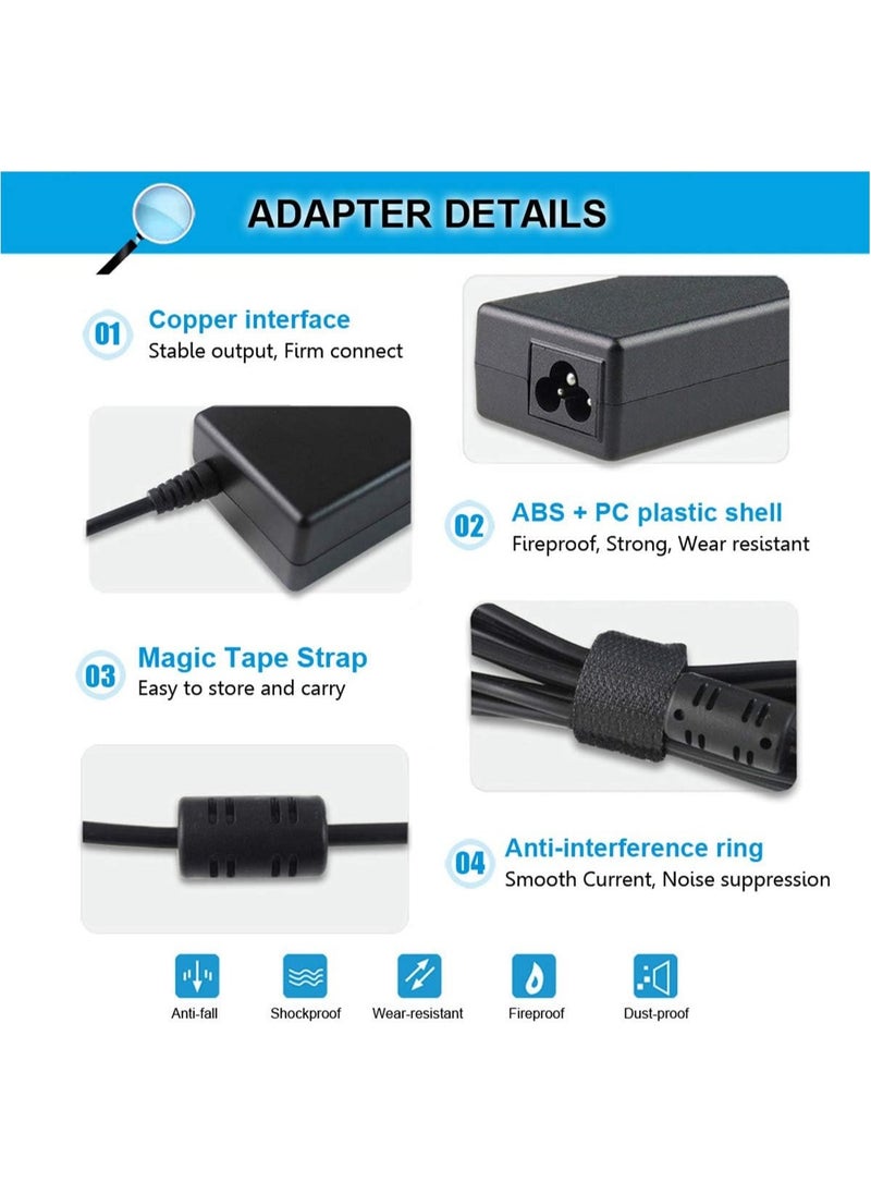 18.5V 3.5A 65W AC Adapter Charger Compatible with HP Pavilion G4 G6 G7 G32 G42 G56 G60 G61 G62 G71 G72 DV3 DV4 DV5 DV6 DV7 DM4 M6 M7 Series Compaq Presario CQ56 CQ57 CQ58 CQ62 CQ61 CQ60 Power Supply - pzsku/Z0728D6E1B5757C25487FZ/45/1741448533/fa5761c6-2ade-4082-94b5-642813c8e321