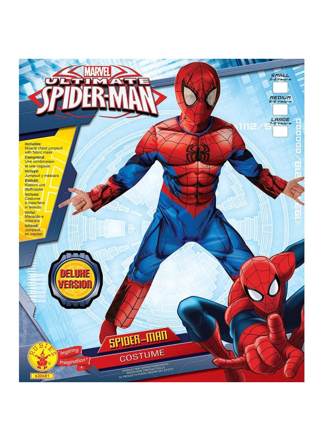 NIBEMINENT Spider-Man Ultimate Deluxe Costume 5-6 years Small - Image 2