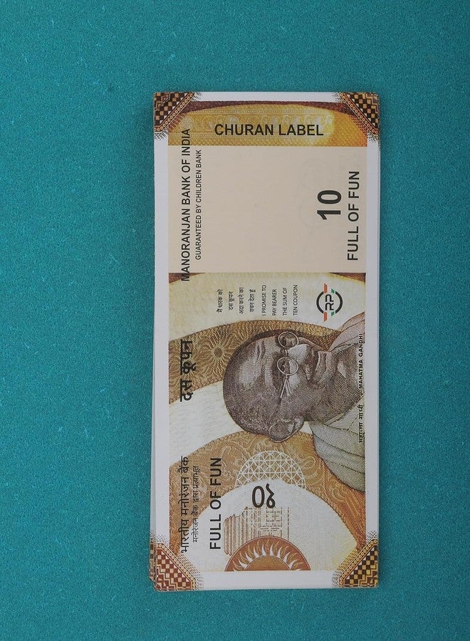 LASERBOT NAKLI Currency (Number 10 KI 100 X 2=200 pcs) for Kids Denomination Learning Money Artificial Playing Currency, Learn Money Skills, Fake Money, Dummy Note- Multi Color (200pcs) (10) - Image 4