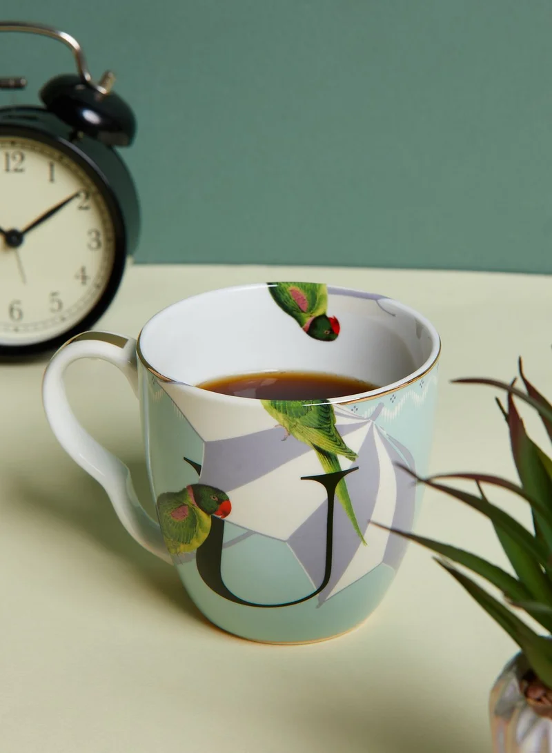 YVONNE ELLEN Alphabet Mug - Unbrella Bird