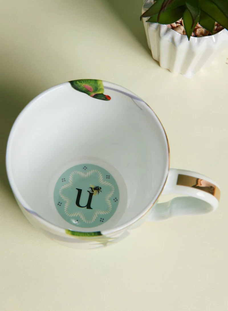 YVONNE ELLEN Alphabet Mug - Unbrella Bird
