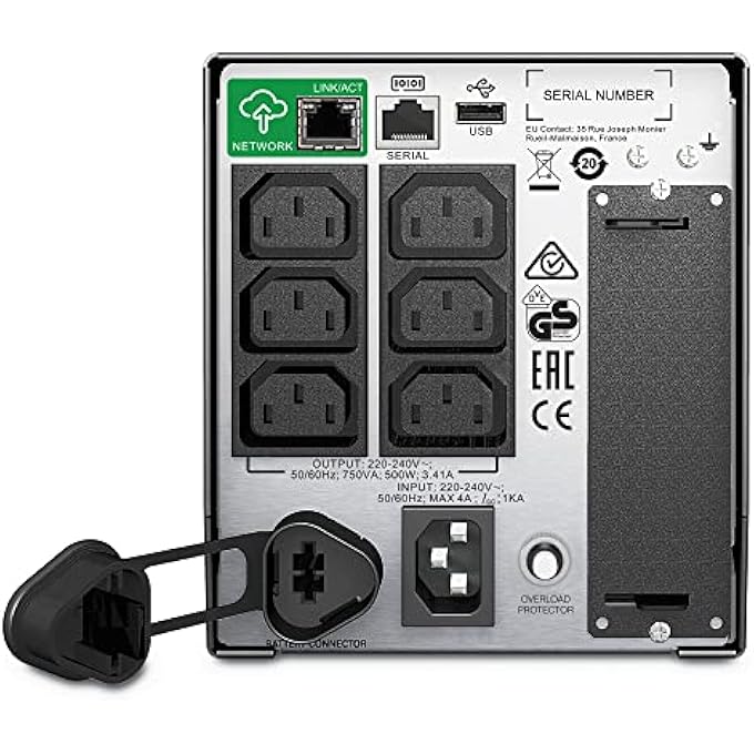 APC SMARTUPS 750VA LCD 230V WITH SMARTC - Image 3