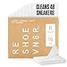 RESHOEVN8R Shoe Wash Detergent Sneaker Laundry Sheets  16 Loads Cleans 48 Shoes  EcoFriendly Shoe Cleaner for Washer  Safe on All Shoes Laces and Other Shoe Materials - Image 2