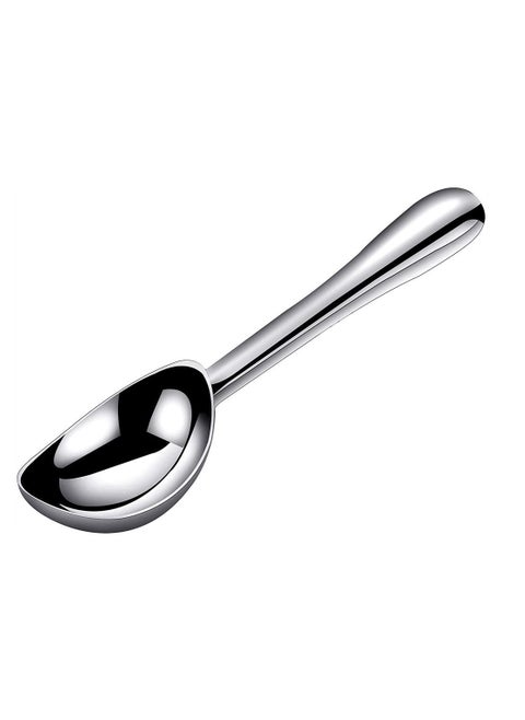Ice Cream Scoop, Zinc Alloy Scooper, Ergonomic, Non-Stick, Anti-Freeze Kitchen Food Scoop Dishwasher Safe Spade for Cream, Fruit, Mashed Potato, 16.5 Cm