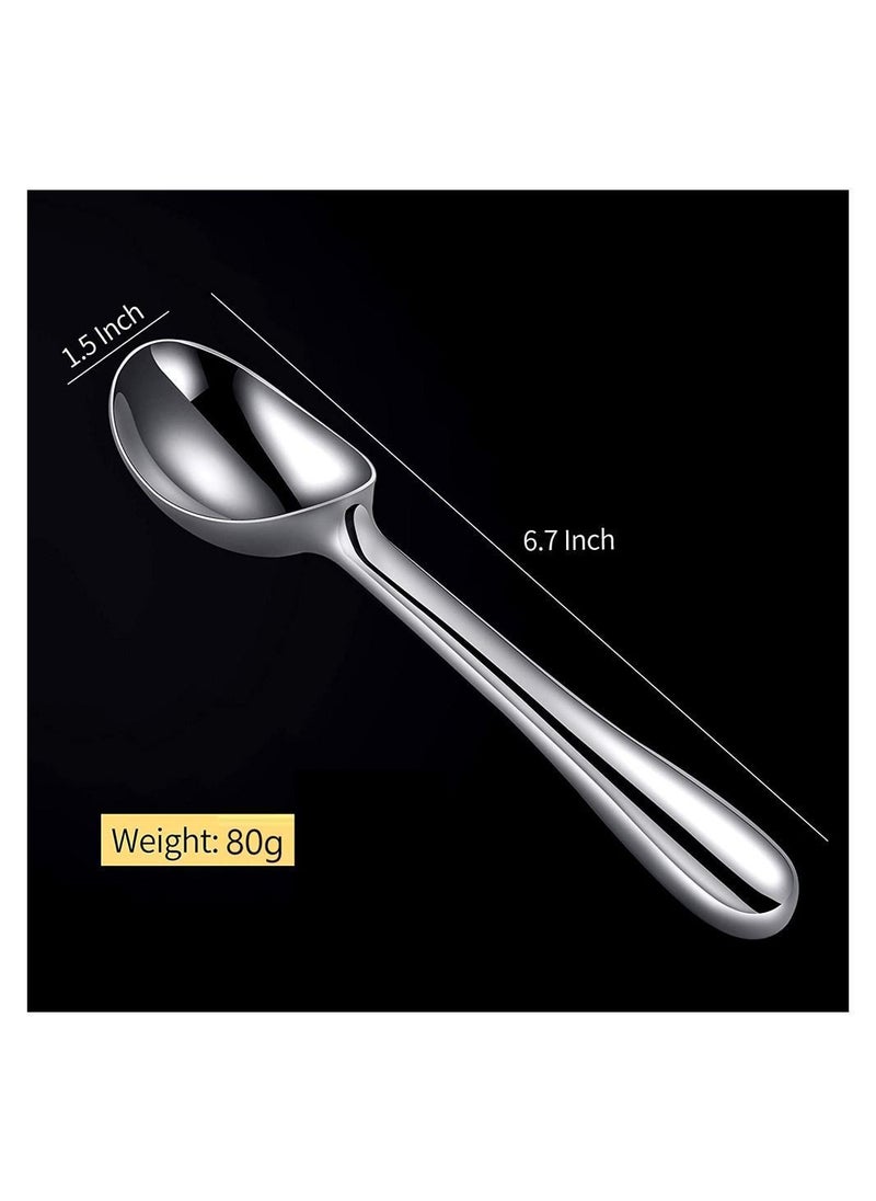Y&D - Ice Cream Scoop, Zinc Alloy Scooper, Ergonomic, Non-Stick, Anti-Freeze Kitchen Food Scoop Dishwasher Safe Spade for Cream, Fruit, Mashed Potato, 16.5 Cm - Image 1