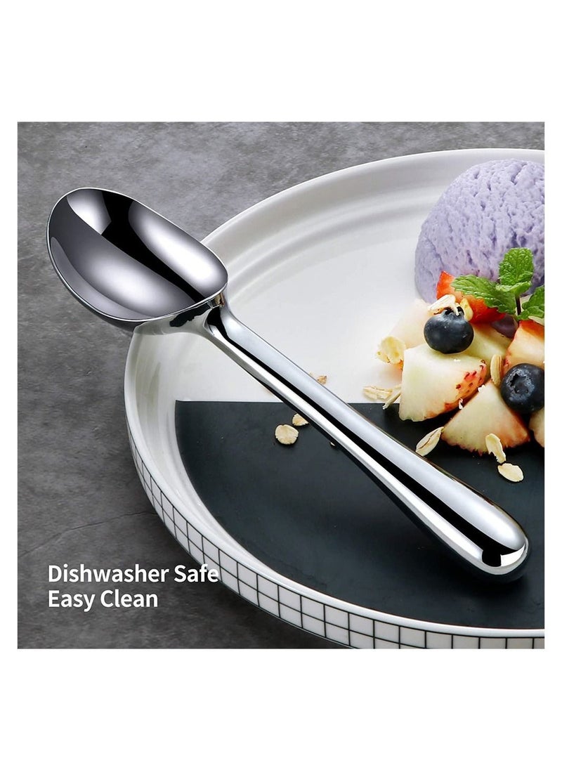 Y&D - Ice Cream Scoop, Zinc Alloy Scooper, Ergonomic, Non-Stick, Anti-Freeze Kitchen Food Scoop Dishwasher Safe Spade for Cream, Fruit, Mashed Potato, 16.5 Cm - Image 1