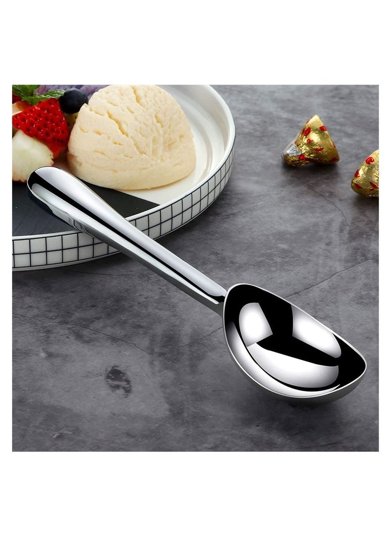 Y&D - Ice Cream Scoop, Zinc Alloy Scooper, Ergonomic, Non-Stick, Anti-Freeze Kitchen Food Scoop Dishwasher Safe Spade for Cream, Fruit, Mashed Potato, 16.5 Cm - Image 1