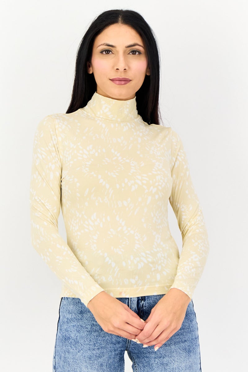 Levi's توب نسائي بأكمام طويلة وياقة مقلوبة من ليفيس × ديبيكا بادكون، متعدد الألوان - Image 1